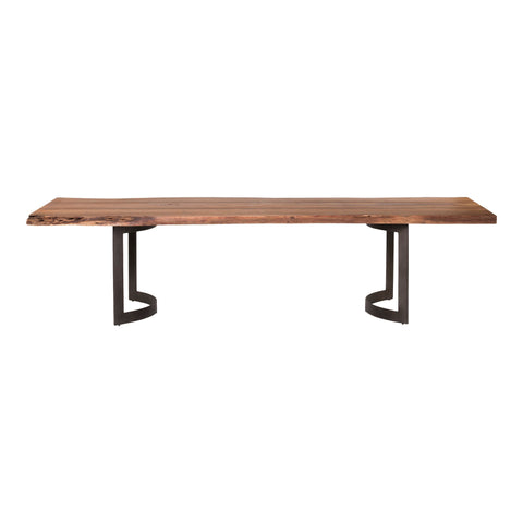 Nature-Driven Modernist Bent Organic Farm Dining Table
