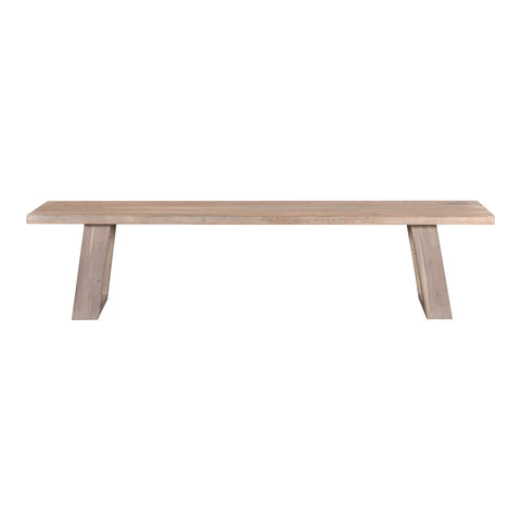 Tanya Soft Scandinavian Acacia Dining Bench with Splayed Legs