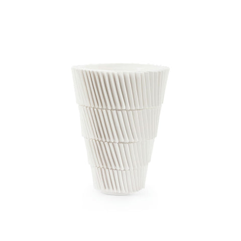 Decorating Essentials Modern Geometric Porcelain Table Vase