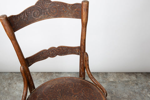 Artful Traditionalist Handmade Vintage Dining Side Chair