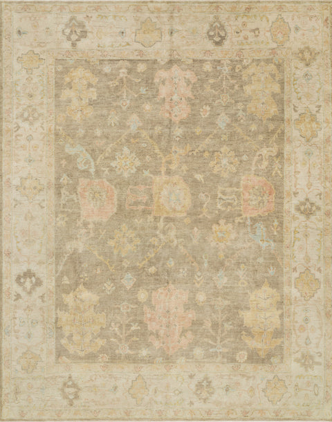 Artful Traditionalist Medallion Wool Area Rug - 8' x 10'