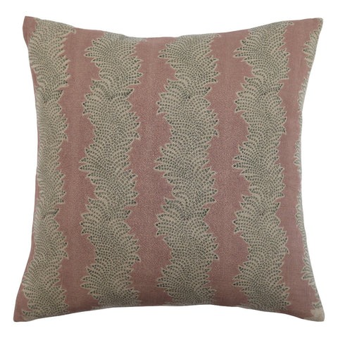 Filling Spaces Artful Traditionalist Organic Hand Block Print Accent Pillow - 18 x 18 - 20 x 20 - 22 x 22 - 24 x 24 - 26X 26 - 14 x 20 - 14 x 40 - 18 x 40 - 16 x 50