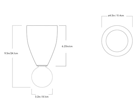 Valo Minimalist Flush Mount Ceiling Light