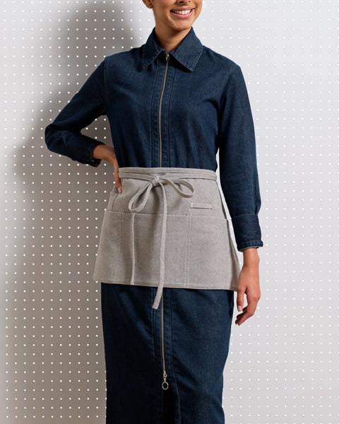 Waist Adjustable Durable Apron with Deep Pockets