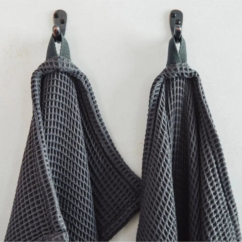 Ettitude Bamboo Waffle Weave Quick Dry Soft Bath Towel - Set of 2