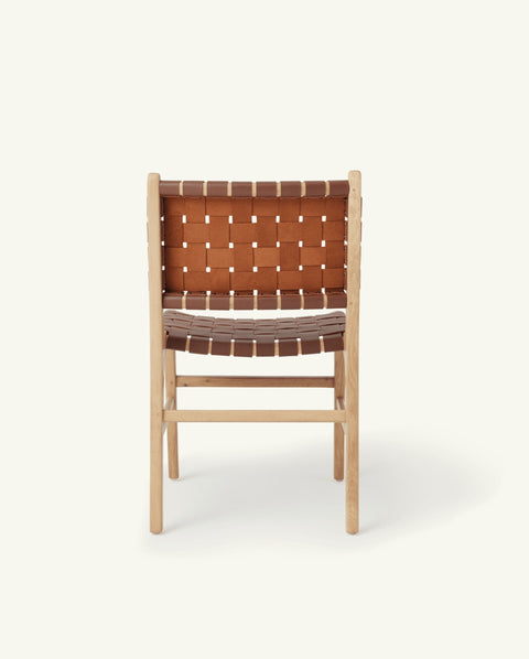 Soft Scandinavian Mid Century Oak Dining Side Chair