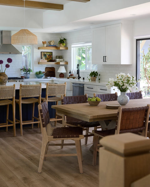 Soft Scandinavian Mid Century Oak Dining Side Chair