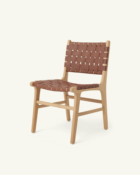Soft Scandinavian Mid Century Oak Dining Side Chair