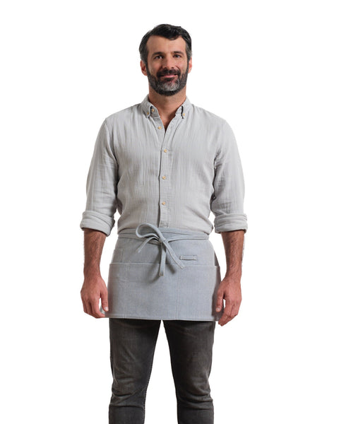 Waist Adjustable Durable Apron with Deep Pockets