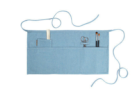 Waist Apron with Patch Pockets