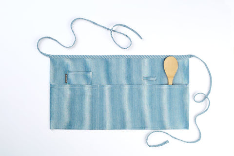 Waist Stripe Adjustable Apron with Deep Pockets