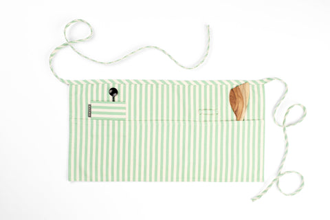 Waist Stripe Adjustable Apron with Deep Pockets