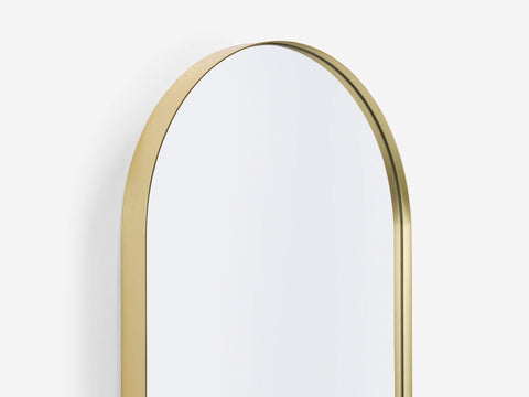 Minimalist Arch Accent Mirror for Entryway and Living Room Wall