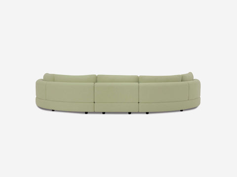 Stage Moon Contemporary Curved Modular Sectional Sofa
