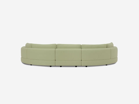 Stage Moon Contemporary Curved Modular Sectional Sofa