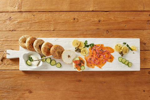 Contemporary Organic Handmade Solid Wood Serving Board