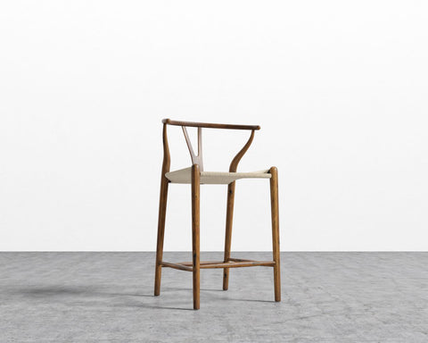 Timeless Minimalist Wishbone Counter Stool Scandinavian Design