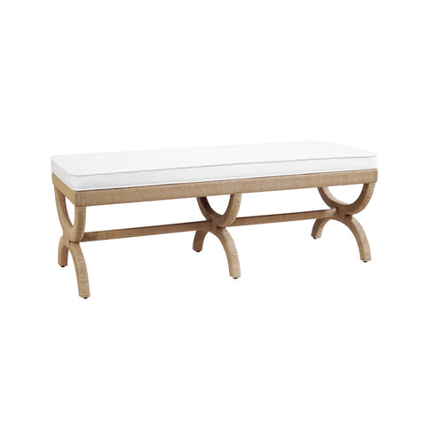 Xanadu Nature-Driven Modernist Organic Handmade Accent Bench