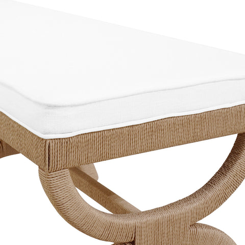 Xanadu Nature-Driven Modernist Organic Handmade Accent Bench
