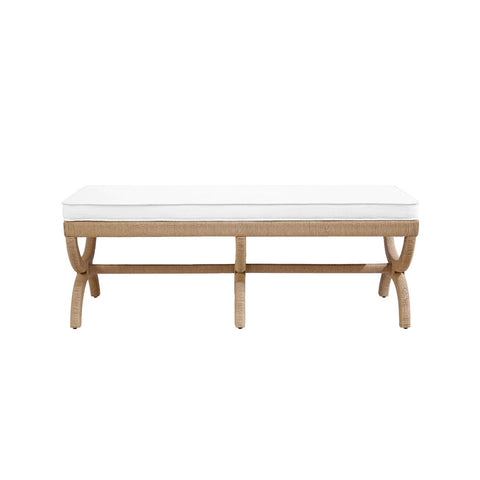 Xanadu Nature-Driven Modernist Organic Handmade Accent Bench