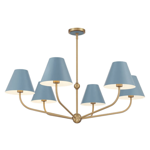 Xavier Ambient Contemporary Candelabra Chandelier