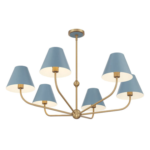 Xavier Ambient Contemporary Candelabra Chandelier