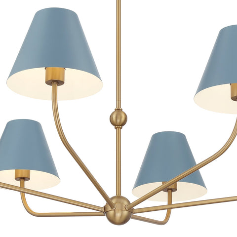 Xavier Ambient Contemporary Candelabra Chandelier