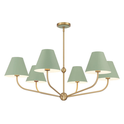Xavier Ambient Contemporary Candelabra Chandelier