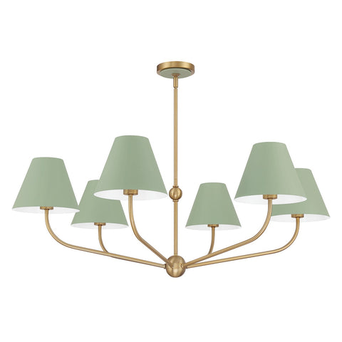 Xavier Ambient Contemporary Candelabra Chandelier