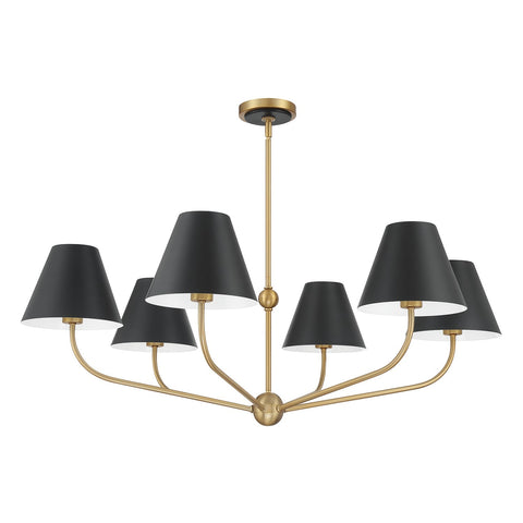 Xavier Ambient Contemporary Candelabra Chandelier