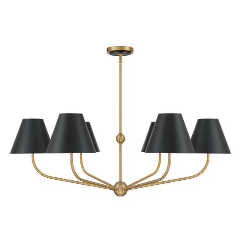 Xavier Ambient Contemporary Candelabra Chandelier