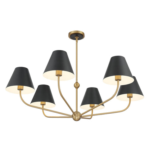 Xavier Ambient Contemporary Candelabra Chandelier