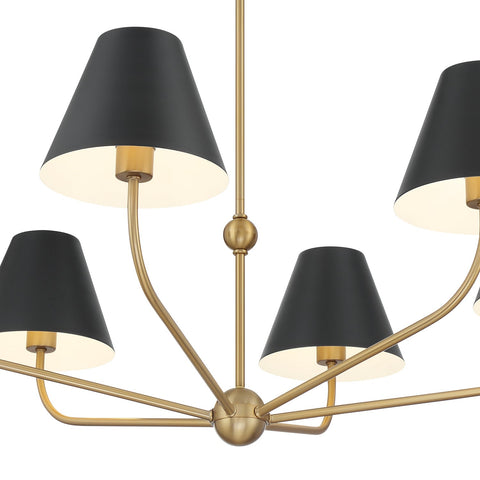 Xavier Ambient Contemporary Candelabra Chandelier