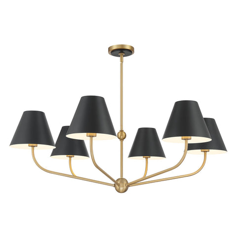 Xavier Ambient Contemporary Candelabra Chandelier
