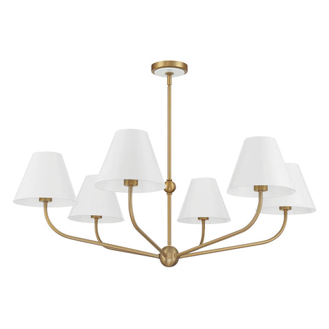 Xavier Ambient Contemporary Candelabra Chandelier