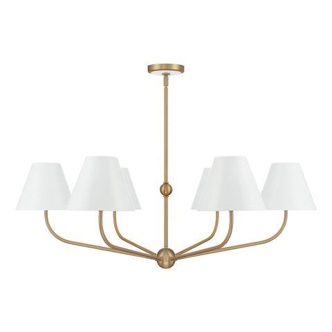 Xavier Ambient Contemporary Candelabra Chandelier