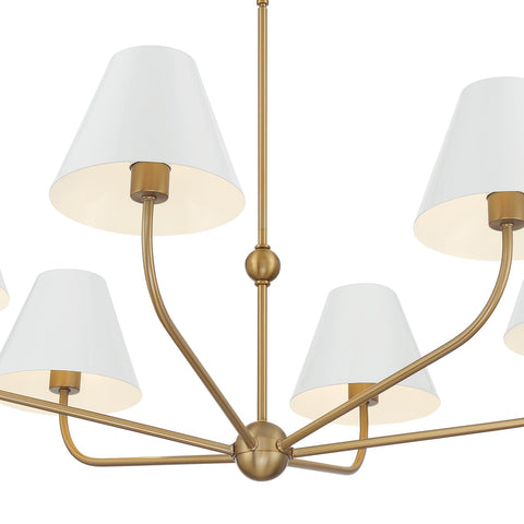 Xavier Ambient Contemporary Candelabra Chandelier