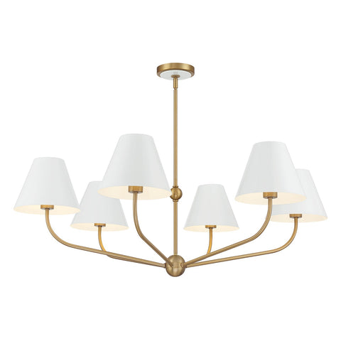 Xavier Ambient Contemporary Candelabra Chandelier