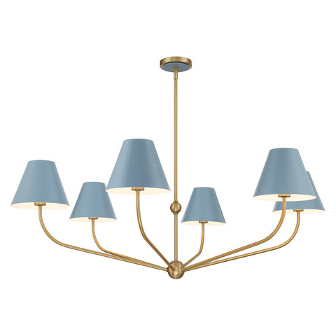 Xavier Ambient Contemporary Candelabra Chandelier