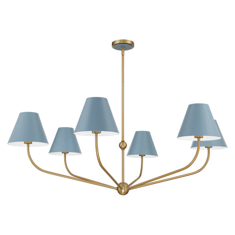 Xavier Ambient Contemporary Candelabra Chandelier
