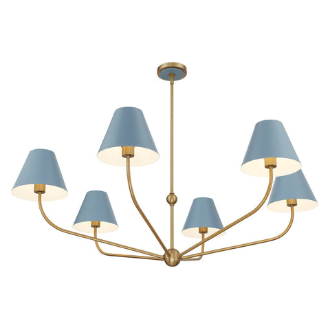 Xavier Ambient Contemporary Candelabra Chandelier