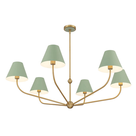 Xavier Ambient Contemporary Candelabra Chandelier