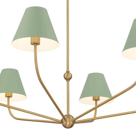 Xavier Ambient Contemporary Candelabra Chandelier