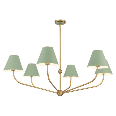 Xavier Ambient Contemporary Candelabra Chandelier