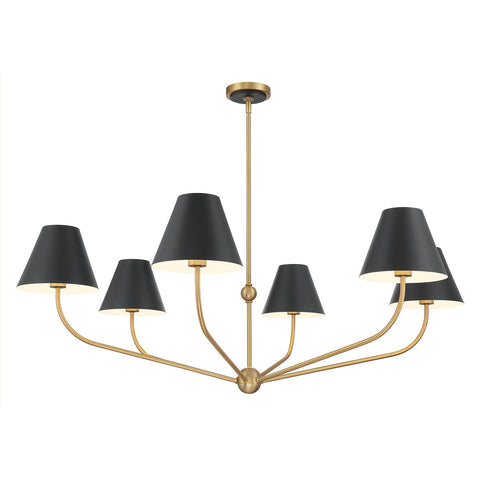 Xavier Ambient Contemporary Candelabra Chandelier