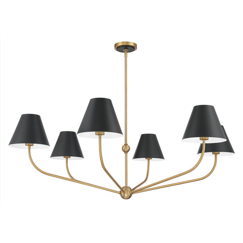Xavier Ambient Contemporary Candelabra Chandelier