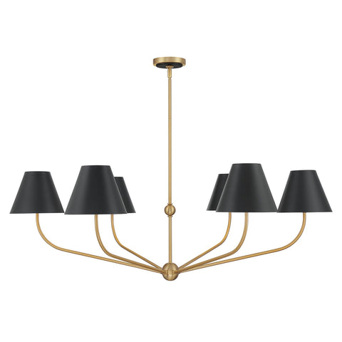 Xavier Ambient Contemporary Candelabra Chandelier