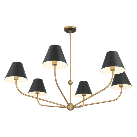 Xavier Ambient Contemporary Candelabra Chandelier
