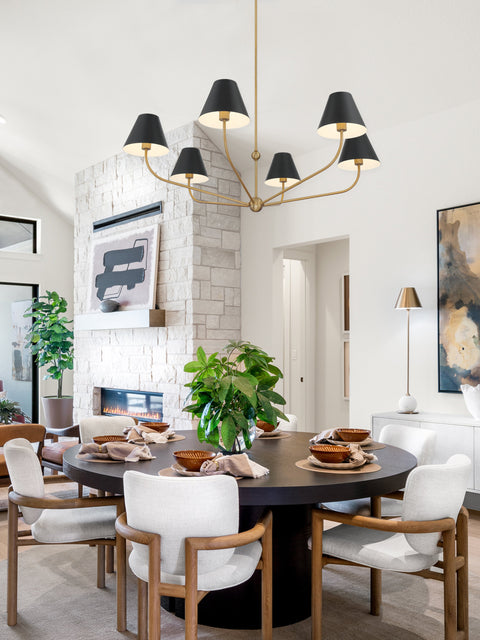 Xavier Ambient Contemporary Candelabra Chandelier