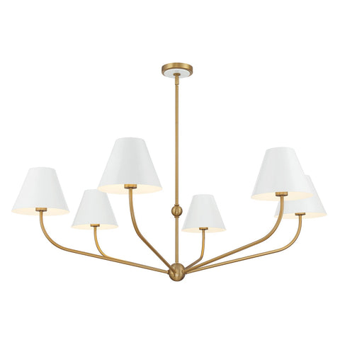 Xavier Ambient Contemporary Candelabra Chandelier